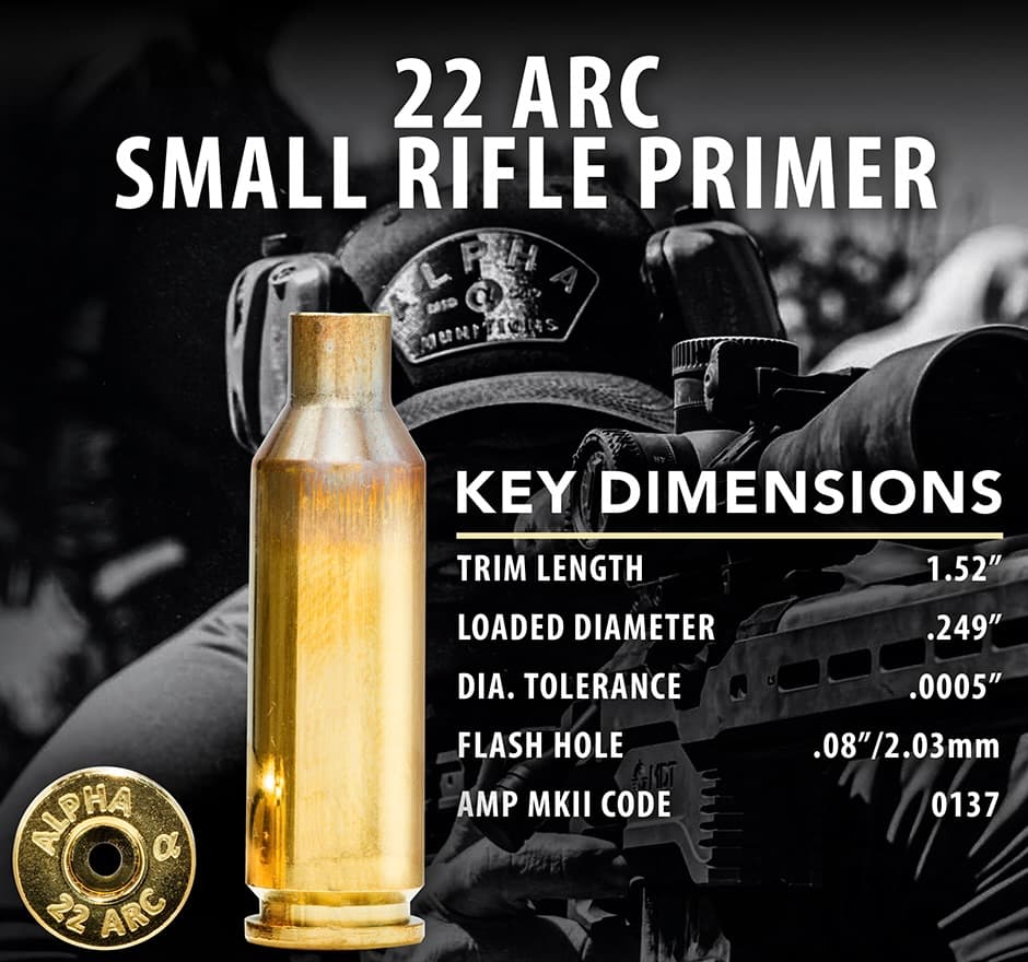 22 ARC SRP (Small Rifle Primer) - image 3