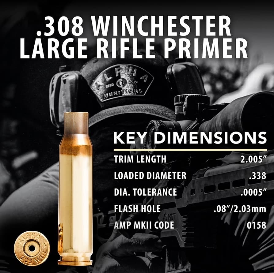 .308 Winchester LRP (Large Rifle Primer) - image 3