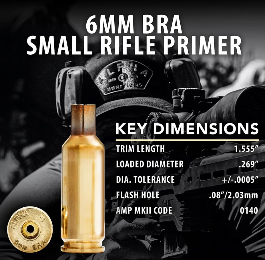 6mm BRA SRP (Small Rifle Primer) - image 3