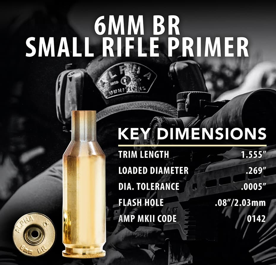 6mm BR Norma SRP (Small Rifle Primer) - image 3