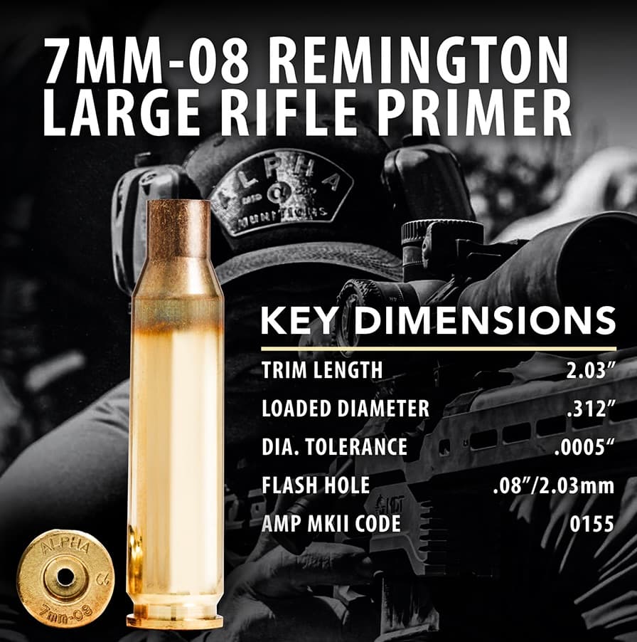 7mm-08 LRP (Large Rifle Primer) - image 3
