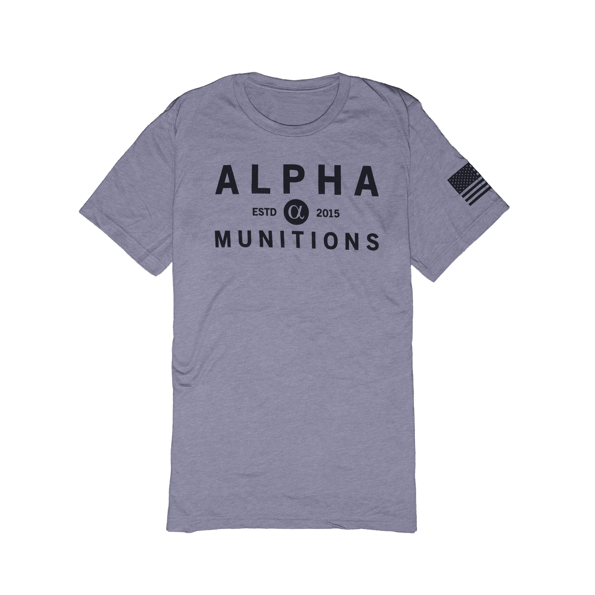 Alpha Men's Logo Shirt - Storm Triblend