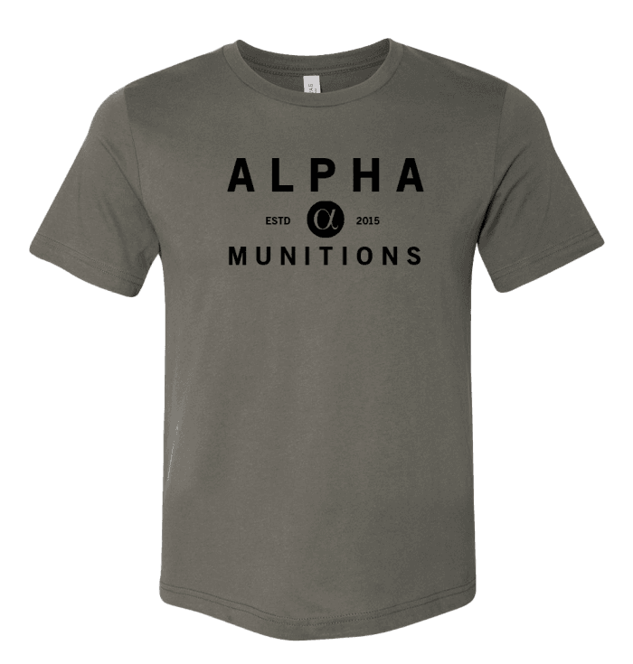 Alpha Men's Logo Shirt - Military Green Triblend