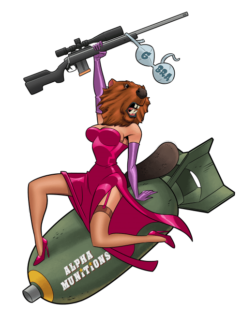 BRA Beaver Sticker