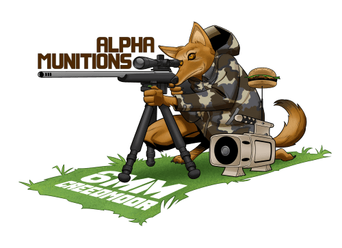 6mm Creedmoor Coyote Sticker