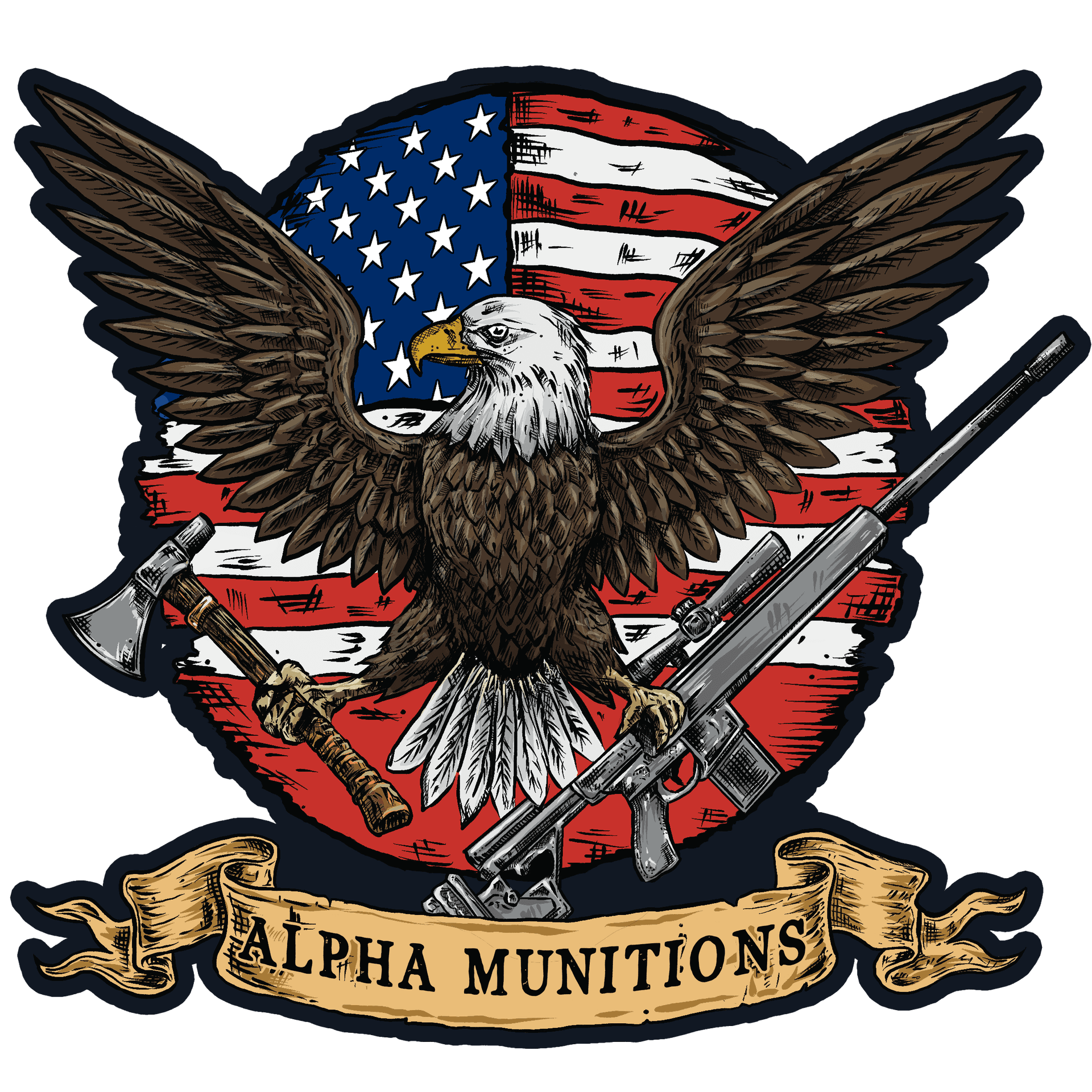 Alpha Eagle Sticker