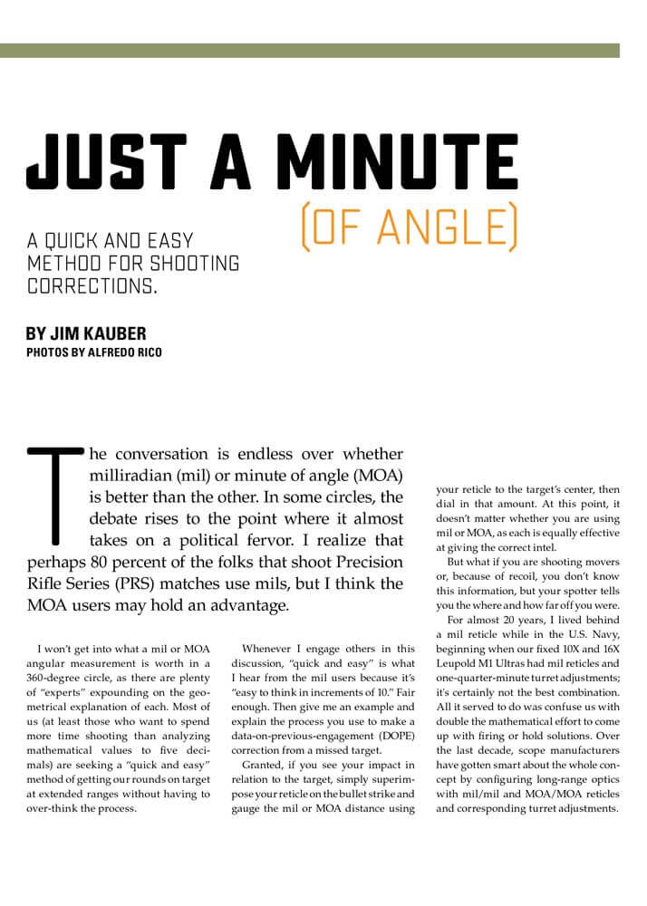 Just A Minute (Of Angle) — Page 1